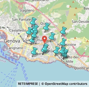 Mappa 16131 Genova GE, Italia (1.41471)