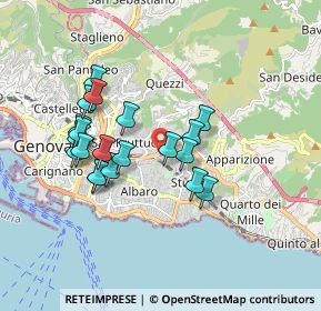 Mappa 16131 Genova GE, Italia (1.599)