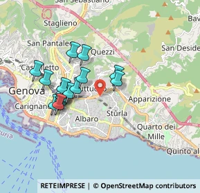 Mappa 16131 Genova GE, Italia (1.55938)