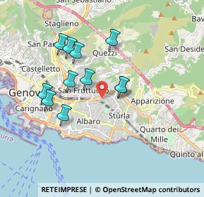 Mappa 16131 Genova GE, Italia (1.63364)
