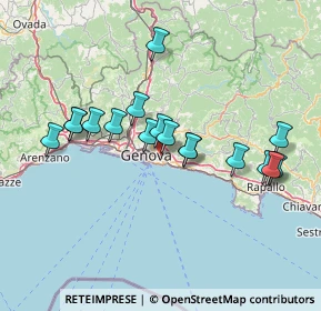 Mappa 16131 Genova GE, Italia (13.40529)