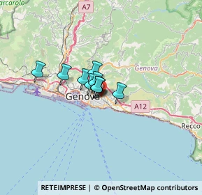 Mappa 16131 Genova GE, Italia (3.07636)