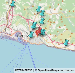 Mappa 16131 Genova GE, Italia (2.88636)