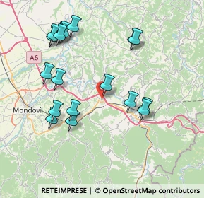 Mappa Via Filippo pettiti, 12076 Lesegno CN, Italia (8.33167)