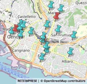 Mappa Via Mira, 16121 Genova GE, Italia (0.98)