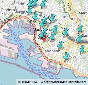 Mappa Vico del Fico, 16123 Genova GE, Italia (1.02333)