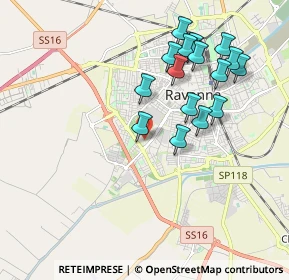 Mappa Viale G. Falcone, 48124 Ravenna RA, Italia (1.91813)