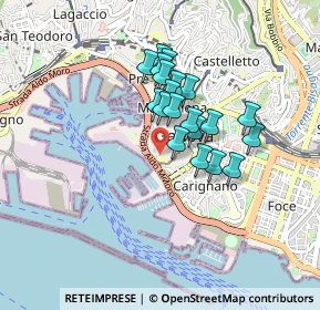 Mappa Piazza San Silvestro, 16123 Genova GE, Italia (0.644)