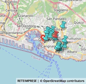 Mappa Piazza di Santa Maria in Passione, 16123 Genova GE, Italia (1.174)