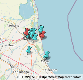 Mappa Viale Gaetano Donizetti, 48122 Lido Adriano RA, Italia (9.5075)
