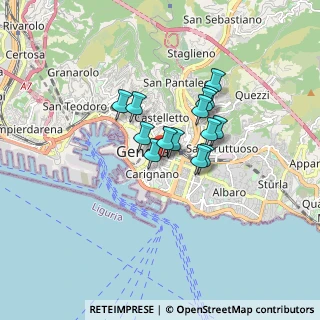 Mappa Via degli Archi, 16121 Genova GE, Italia (1.12571)