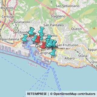 Mappa Via degli Archi, 16121 Genova GE, Italia (0.91313)