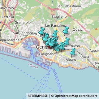 Mappa Genova, 16121 Genova GE, Italia (0.718)