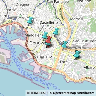 Mappa Genova, 16121 Genova GE, Italia (0.66727)