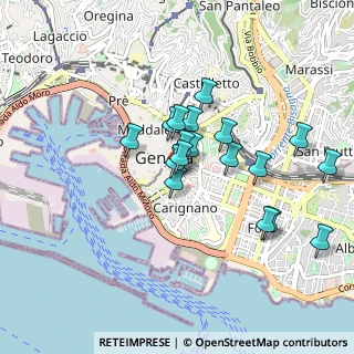 Mappa Via Fieschi, 16121 Genova GE, Italia (0.75778)