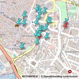 Mappa Via Fieschi, 16121 Genova GE, Italia (0.231)