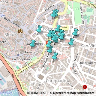 Mappa Via Fieschi, 16121 Genova GE, Italia (0.173)