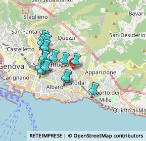 Mappa Lagustena 1, 16131 Genova GE, Italia (1.52313)