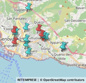 Mappa Lagustena 1, 16131 Genova GE, Italia (1.72786)