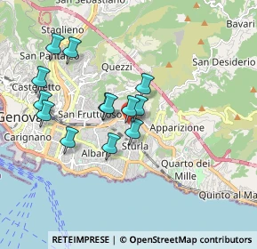 Mappa Lagustena 1, 16131 Genova GE, Italia (1.60769)