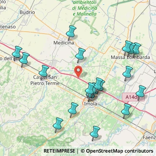Mappa Autostrada Adriatica, 40026 Imola BO, Italia (9.6585)