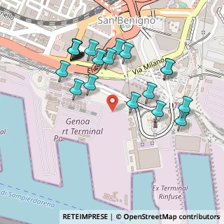 Mappa Via all'ex Idroscalo, 16149 Genova GE, Italia (0.25238)