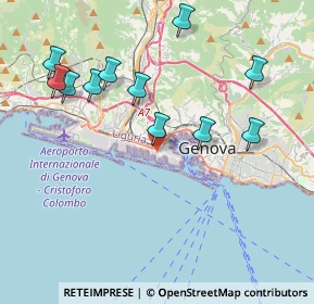 Mappa Via all'ex Idroscalo, 16149 Genova GE, Italia (4.24636)