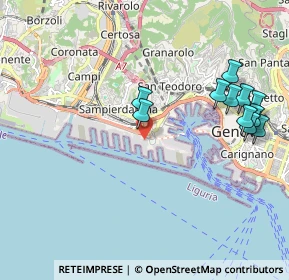 Mappa Via all'ex Idroscalo, 16149 Genova GE, Italia (2.24545)