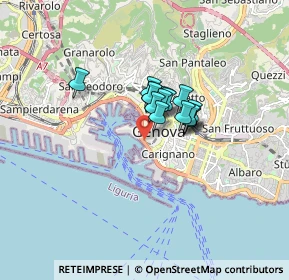 Mappa Via di Santa Croce, 16123 Genova GE, Italia (0.93333)