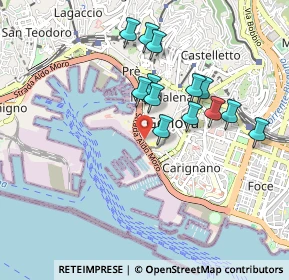 Mappa Via di Santa Croce, 16123 Genova GE, Italia (0.82154)