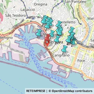 Mappa SS 1, 16128 Genova GE, Italia (0.8185)