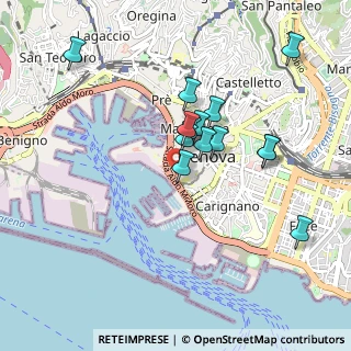 Mappa Via di Santa Croce, 16128 Genova GE, Italia (0.82143)