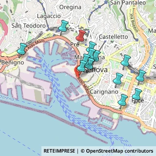 Mappa Via Molo Giano, 16123 Genova GE, Italia (0.918)