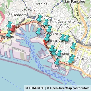 Mappa Via Molo Giano, 16123 Genova GE, Italia (0.97105)