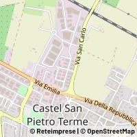Map Castel San Pietro Terme