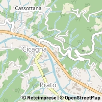 Kaart Cicagna