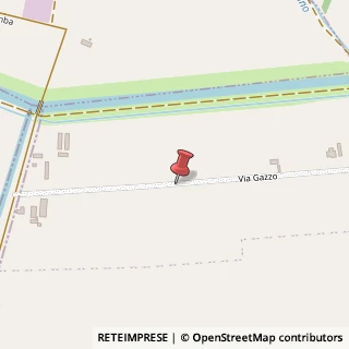 Mappa Via strada gazzo 25, 42024 Gualtieri, Reggio nell'Emilia (Emilia Romagna)