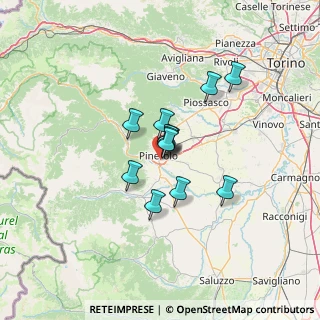 Mappa Via Giosuè Carducci, 10064 Pinerolo TO, Italia (8.6275)