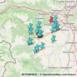 Mappa Via Giosuè Carducci, 10064 Pinerolo TO, Italia (10.4385)