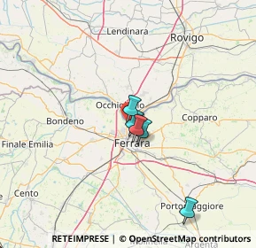 Mappa Via Montefiorino, 44123 Pontelagoscuro FE, Italia (33.37385)
