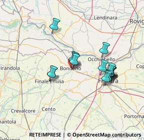 Mappa Via Tenente Mariano Borgatti, 44012 Bondeno FE, Italia (12.42875)