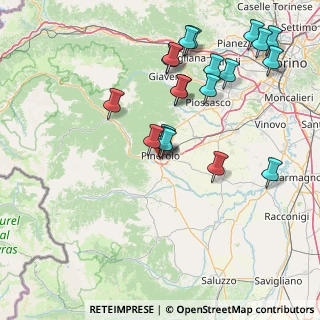 Mappa Via Saluzzo, 10060 Pinerolo TO, Italia (16.8525)