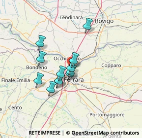 Mappa Via Luciano Bottoni, 44123 Pontelagoscuro FE, Italia (10.25333)