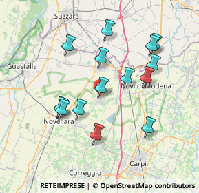 Mappa Via IV Novembre, 42042 Fabbrico RE, Italia (7.104)