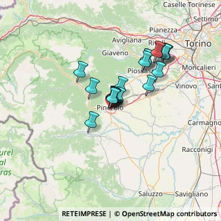 Mappa Via F. Raviolo, 10064 Pinerolo TO, Italia (11.022)