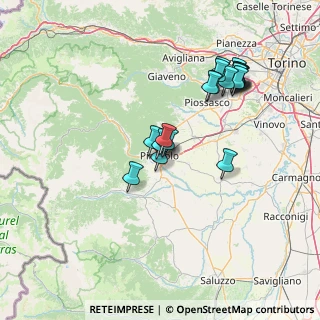 Mappa Via Francesco Raviolo, 10064 Pinerolo TO, Italia (14.17842)