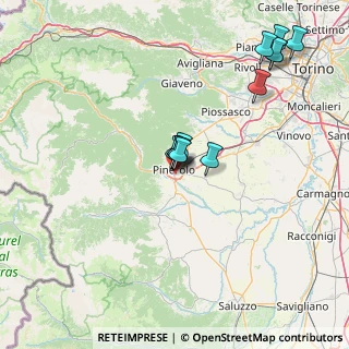 Mappa Via Francesco Raviolo, 10064 Pinerolo TO, Italia (14.73583)