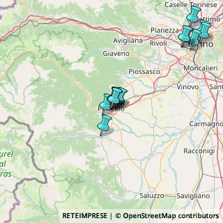 Mappa Via F. Raviolo, 10064 Pinerolo TO, Italia (15.09071)