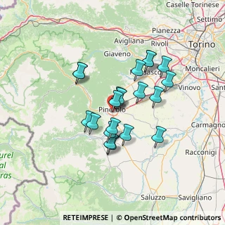 Mappa Via F. Raviolo, 10064 Pinerolo TO, Italia (11.173)