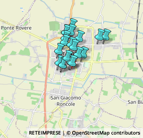 Mappa Via Ugo Foscolo, 41037 Mirandola MO, Italia (1.059)